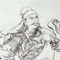 关公素描图片大全,威严神武，忠义千秋