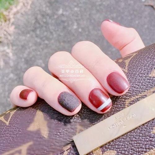 秋天做指甲图片大全,秋季指甲图片精选集