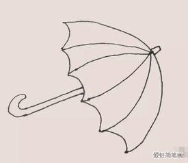 雨伞简笔画图片大全,雨伞简笔画的艺术魅力