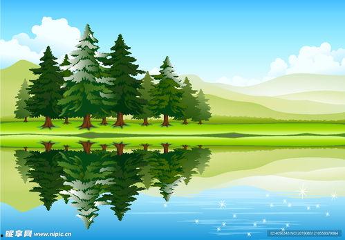 森林卡通图片大全大图