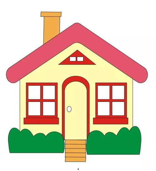 彩房子简笔画图片大全,缤纷色彩下的创意空间